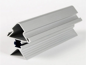 Silver Anodize Ausstellungsprofil Konstruktion Anpassen des Abschnitts Aluminium-Extrusion