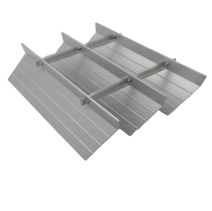 Gebäudefassade Dachbelüftung Jalousie Aluminium Architektonischer Sonnenschutz Jalousie