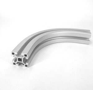 Biege anodisierte Rahmen Glattes Textur-Handlauf-Aluminium-Profil