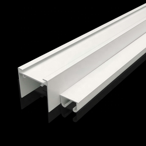 Weißes pulverbeschichtetes Aluminium-Extrusions-Gleitbahn-Gebrauchs-Rahmen-Profil