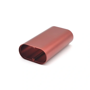 Ellgachisches Aluminiumrohr Rot, das kundenspezifisches Extrusionsprofil annulliert